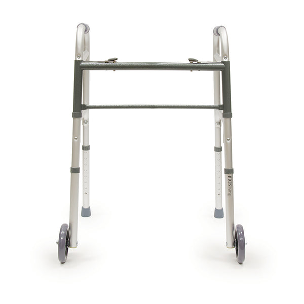 NEW BIOS Folding Walker With Front Wheels (IN STOCK) - Prime Select Senior Supplies 